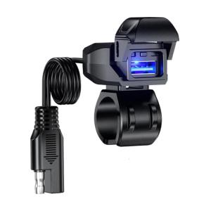 18W อุปกรณ์ชาร์จโทรศัพท์มอเตอร์ไซค์กันน้ำอุปกรณ์ชาร์จโทรศัพท์ติดแฮนด์มอเตอร์ไซด์พอร์ต USB อเนกประสงค์