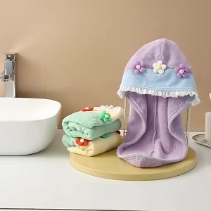 新款浴巾绒浴帽束发带浴裙套装ins洗头毛巾干发帽速干Tuala Mandi Baru Velvet Pancuran Cap Rambut Tali Rambut Pancuran Skirt Set Dalam Tuala Syampu Pengering Rambut Pengering Cepat Pengeringan Cepat