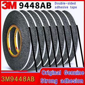 3M9448AB black double sided tape ultra-thin strong non-marking high temperature resistant mobile phone repair special screen adhesive double sided tape 50m long * 0.15mm thick super sticky