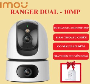 CAMERA 2 MẮT TRONG NHÀ IMOU RANGER DUAL 6MP/10MP IPC-S2XP-6M0WED - BẢO HÀNH CHÍNH HÃNG 2 NĂM