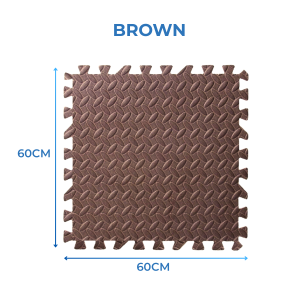 Extra Thick 2.5cm Baby Crawling Foam Mat 60x60cm Waterproof Soundproof Jigsaw Puzzle Play Mat Floor Protector for Kids