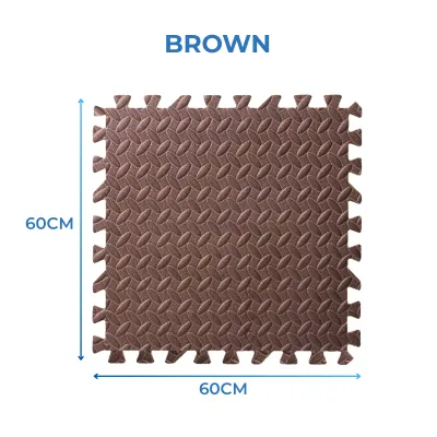 Extra Thick 2.5cm Baby Crawling Foam Mat 60x60cm Kids Jigsaw Puzzle Play Mat Waterproof Soundproof Floor Protector