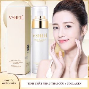 [ CHÍNH HÃNG ] Sữa dưỡng da Emulsion  Nhau Thai Cừu VSHELL Dưỡng Ẩm Trắng Dadưỡng da săn chắc chống lão hóa Se Khít Lỗ Chân Lông 100ml