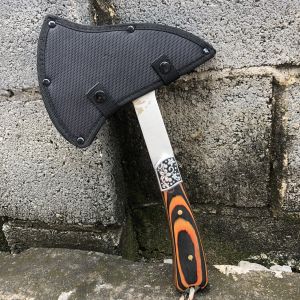 Rìu camping sinh tồn siêu sắc bén có vỏ bảo vệ của USA đi dã ngoại du lịch cắm trại chặt củi