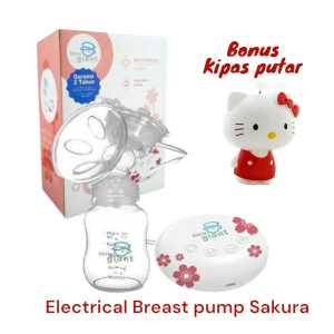 [Promo & Berhadiah] Little Giant Electrical Breast Pump Nano Nova Sakura LG.6941 - Pompa ASI Ibu Hamil BPA Free SNI