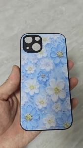 สำหรับ Xiaomi Redmi Note 13 Pro 4G เคสศัพท์ป้องกันการตก ลายดอกไม้เล็กสีขาว บุคลิกภาพทันสมัย
