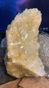 Đá thạch anh vàng Citrine tự nhiên tán sắc thiền định năng lượng vũ trụ 601