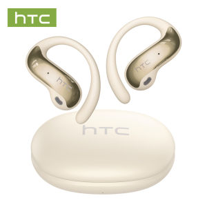 HTC NE19 Non In Ear Bluetooth Sport 6.0 Earphones Intelligent Noise Reduction  40 Hour Playback Time  13.4mm Speaker  Sweatproof and Waterproof for Sports  Type-C Charging High fidelity stereo headphones