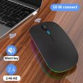 2.4G Wireless Mouse RGB Rechargeable Mice Wireless Computer Mause LED Backlit Ergonomic Gaming Mouse for Laptop PC. 