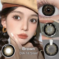 Magister colored contact lens with solution 1 pair  14-14.5MM  Korean eye contact lenses buy 1 get 2 gifts（ Solution 120ml+Contact lens case）. 