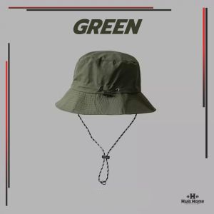 หมวกบักเก็ต หมวกตกปลาแห้งเร็ว มีสายคล้องคอ น้ำหนักเบาสวมใส่สบาย พับเก็บได้ ง่ายต่อการจัดเก็บและพกพา