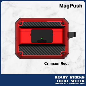 [SG] MagPUSH Magnetic PUSH Case Cover for AirPods Pro 2 Pro Cute Stylish Rugged Creative
