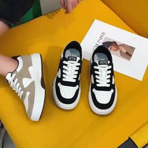 Van Goshi Maillard White Shoes Popular Platform Casual Sneaker 2024 New Wild Running Board Shoes  Sem