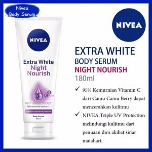 NIVEA Body Serum Extra White Night Nourish 180ml