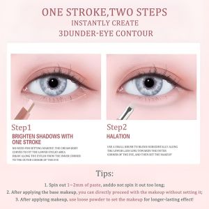 Eyeliner Two-in-one Three-dimensional Natural Makeup Effect Highlighting Beauty Skin Care Eye Makeup