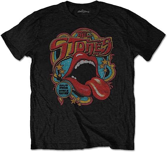 rolling stones vintage t shirt mens