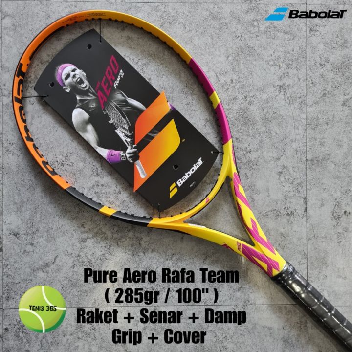 Raket Tenis Babolat Pure Aero Rafa Team 100 In Inch 285gr 285g 285