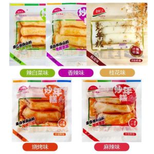 即食炒年糕 Instant Stir-Fried Rice Cake Spicy Barbecue Osmanthus Spicy Rice Cake Snacks
