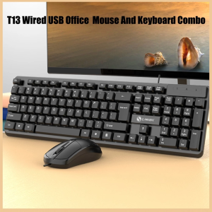 Limeide T13 104 Keys Basic Interface Game Gaming USB Keyboard and Mouse Combo Bundle Set