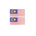 JALUR GEMILANG IRON-ON STICKER FOR FABRIC | IRON-ON LABEL STICKER. 