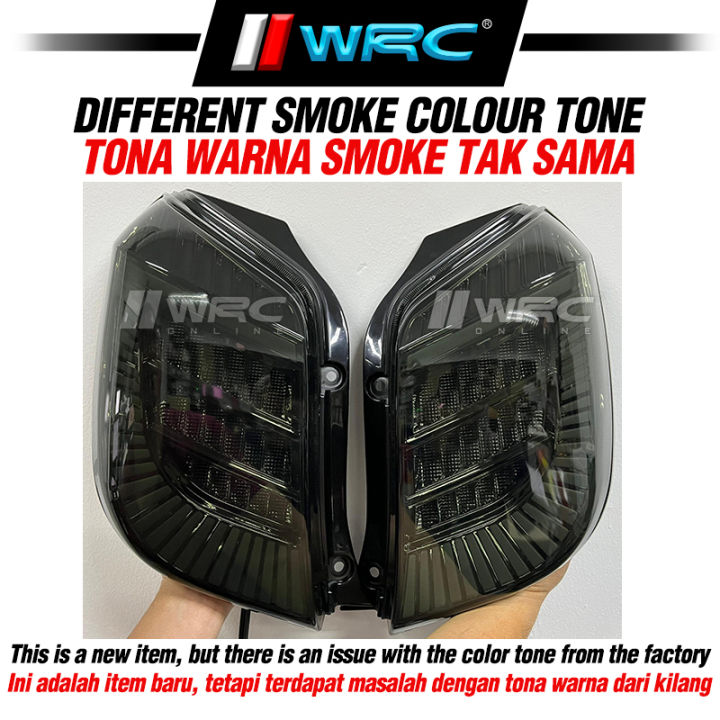 Perodua Axia 2014 - 2022 Dragon Scale Tail Lamp With Signal Running ...