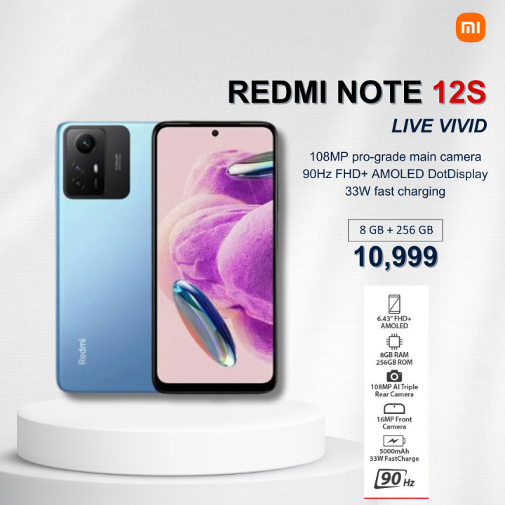 Xiaomi Redmi Note 12S 8+256 Smartphones | Lazada PH