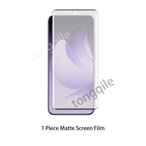 Matte Tempered Glass For OPPO Reno13 Pro Reno 13 13F F 13Pro Reno13F 5G 4G 2025 Frosted Anti Fingerprint Curved Screen Protector Cover Film Protective Anti Scratch 9H Hardness