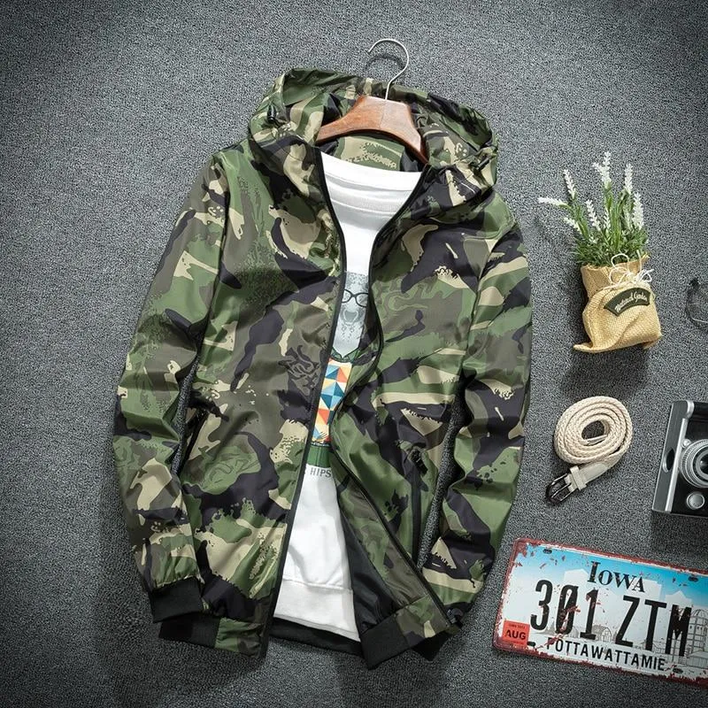 Army camo 2025 jacket mens