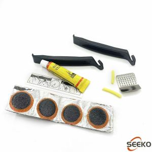 Seeko Bike Inner Tube Repair Kit Bicycle Tube Patch Kits with Portable Storage Box