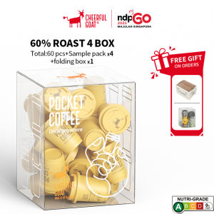 【Cheerful Goat】POCKET COFFEEFAMILY VALUE PACK Coffee Powder 84pcs