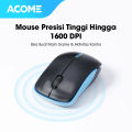 Acome Keyboard & Mouse Wireless Portable Garansi Resmi 1 Tahun AKM2000. 