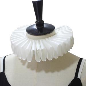 Renaissance Neck Ruffled Collar Cape Retro Webbing Clown Cosplay Layered Choker Necklace Wrap Scarf Victorian Costume