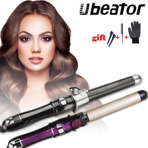 Máy Uốn Xoăn Xoay Tự Động 360 Độ Chuyên Nghiệp Gậy Uốn Kỹ Thuật Số Bằng Sắt Chạy Điện Dụng Cụ Tạo Kiểu Gốm Dụng Cụ Màn Hình LCD