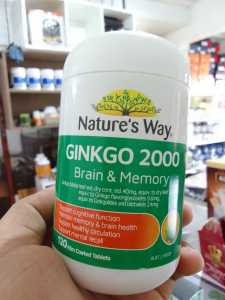 GINKGO 2000 Brain && Memory 120 Tablets Imported from Australia