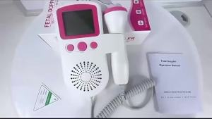 Baby Monitor With Gel And Doppler For Accurate Prenatal Real-Time Heartbeat Detection And Sound