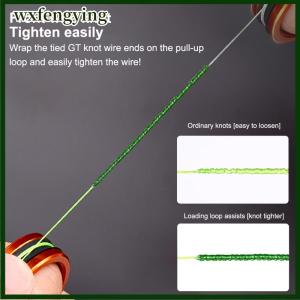 wxfengying 1 cái dây câu puller chống trượt Vòng cao su bền xây dựng thiết kế nhỏ gọn dây kéo vòng lặp phụ kiện câu cá