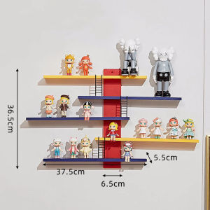 Figure Toy Display Stand Living Room Floating Shelves Display Ledge Wall Mounted Storage Shelf
