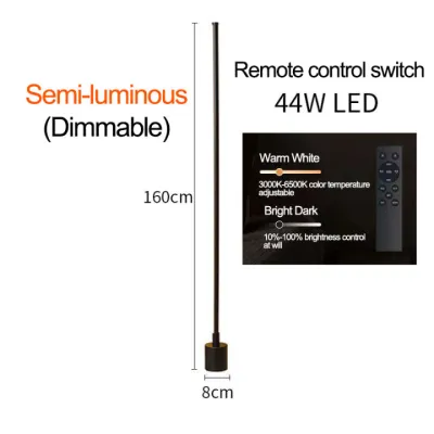 Baierdi Minimalist Nordic LED floor lamp standing lamp for living room and bedroom bedside lamp corner lamp popular eye-protecting ambient light