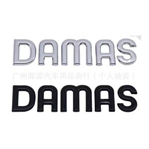 Suitable for Chevrolet DAMAS letter personalized tail label hood decoration English label