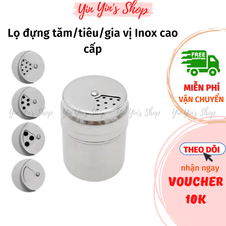 Lọ Đựng Tăm Tiêu Bằng Inox Nhỏ Gọn Tiện Lợi - Hũ Đựng Gia Vị Tiện Ích ...
