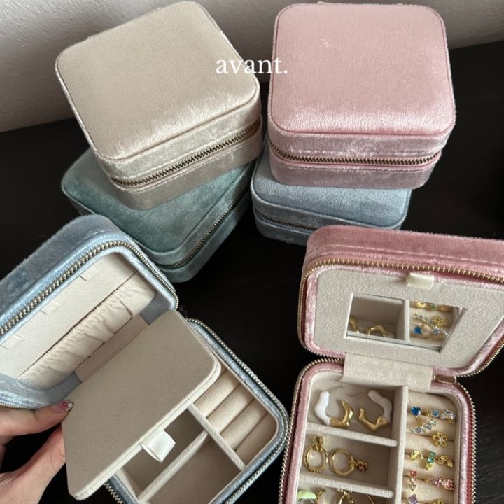avantgarde.bkk New! 🍰 Tiramisu velvet jewelry box | Lazada.co.th
