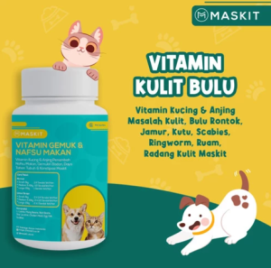 Vitamin Hewan Kucing Anjing Penambah Nafsu Makan Gemukin Badan Imun