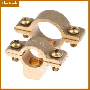 [The Gesh] Fit 15 22 28 35 40mm OD Tube Brass M10 Pipe Clamp Bracket Support Hanger Fixed