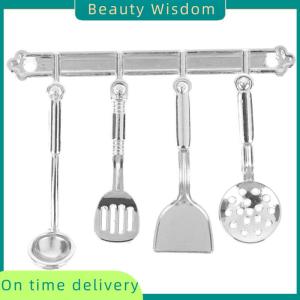 Beauty Wisdom 5Pcs set 1:12 Kitchen Dollhouse Miniature Cookware Tools Dollhouse Accessories