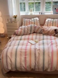 Mới Bông Kéo Bộ Giường Bộ 4 Chi Tiết Còn hàng