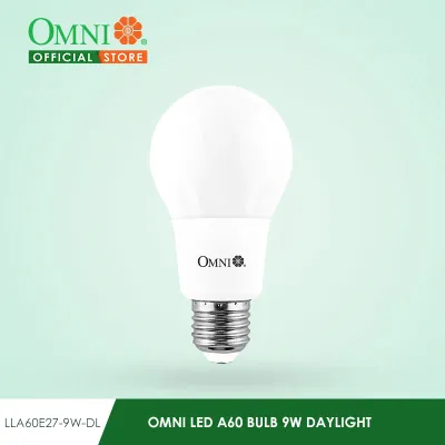 OMNI LED A60 Bulb 9W Daylight - LLA60E27-9W-DL