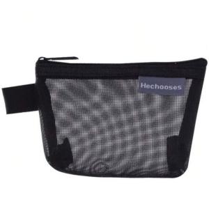 Nylon Transparent Mesh Storage Bag Coin Purse Large Capacity Mesh Key Bag Card Bag makeup bag