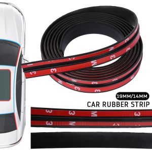 Car Rubber Seal Strips Auto Seal Protector Sticker Window Edge Windshield Roof Rubber Sealing Strip Noise Insulation