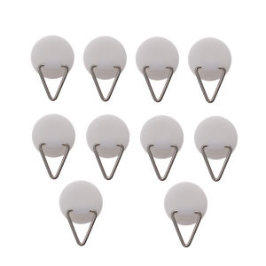 10Pcs Invisible Adhesive Plate Hanger Pictures Wall Vertical Holder Art Decor Hot