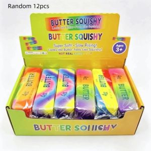 BEDDEH Slow Rebound Butter Stick Fidget Toy Slow Rising Bar Squeeze Butter Stick Squeeze Toy Fruit Butter Stick 13.5cm Length Butter Stick Squishy Toy Halloween